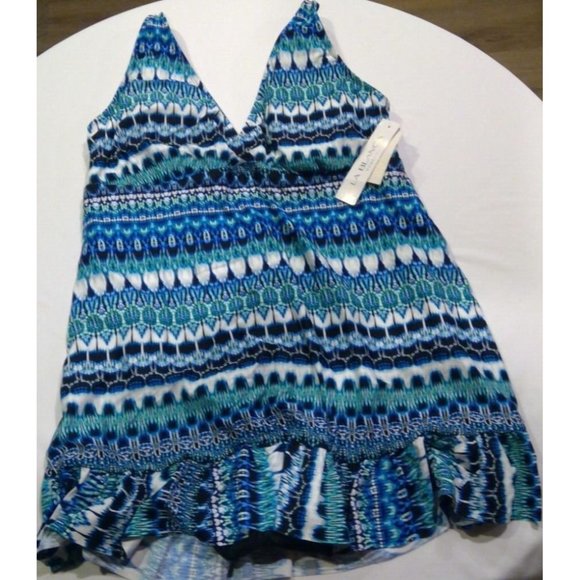 La Blanca Swim New La Blanca Swim Dress Swimsuit One Piece Sz 2w